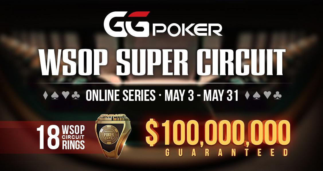 Setidaknya $ 100 Juta Akan Dimenangkan dalam WSOP Super Circuit Online Series GGPoker