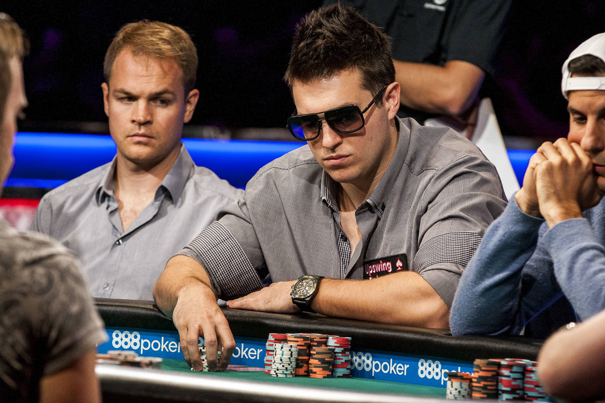 Doug Polk competes in the World Series of Poker’s $111,111 buy-in High Roller for One Drop No ...
