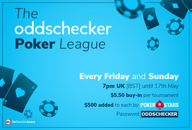 The oddschecker Poker League: Leaderboard and Prizes
