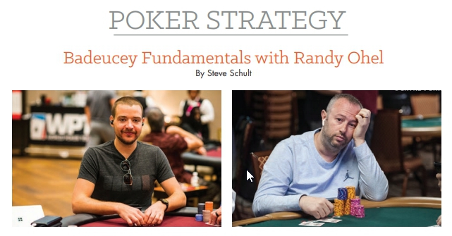 Strategi Poker Dengan Pemenang Gelang WSOP Randy Ohel: Fundamentals Of Badeucey
