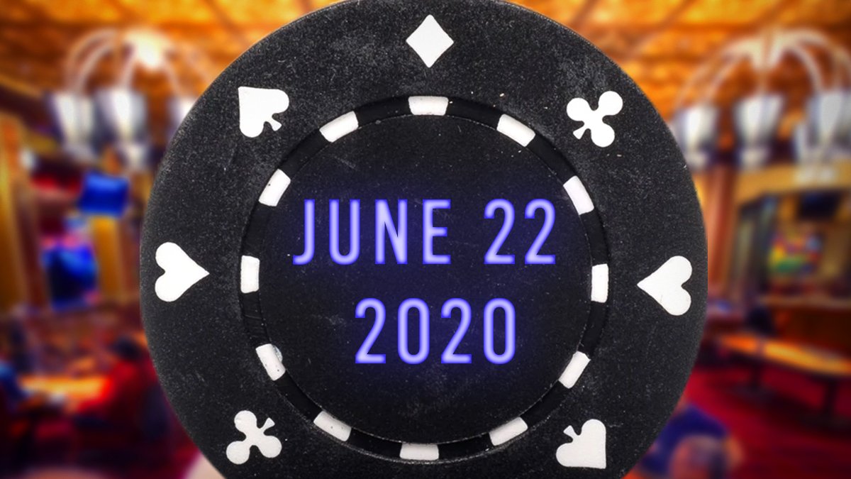 Chip Poker Hitam Dengan Teks 22 Juni 2020