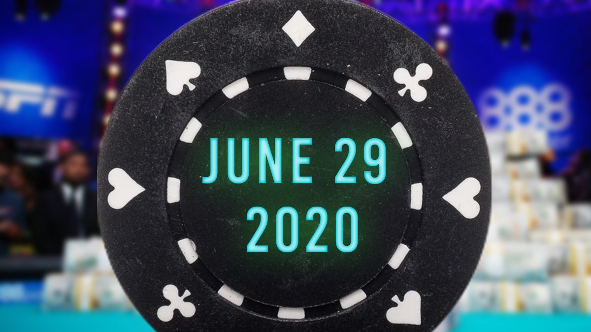 Chip Poker Hitam Dengan 29 Juni 2020 Teks