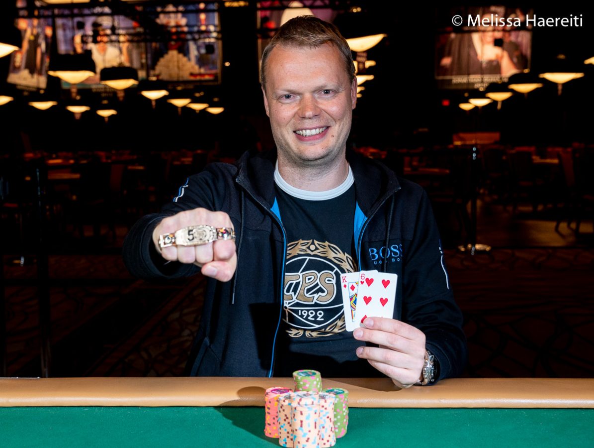 Legenda Poker Finlandia, Juha Helppi, Menangkan Gelang Kedua di Ajang # 35: $ 5.000 Kejuaraan PLO