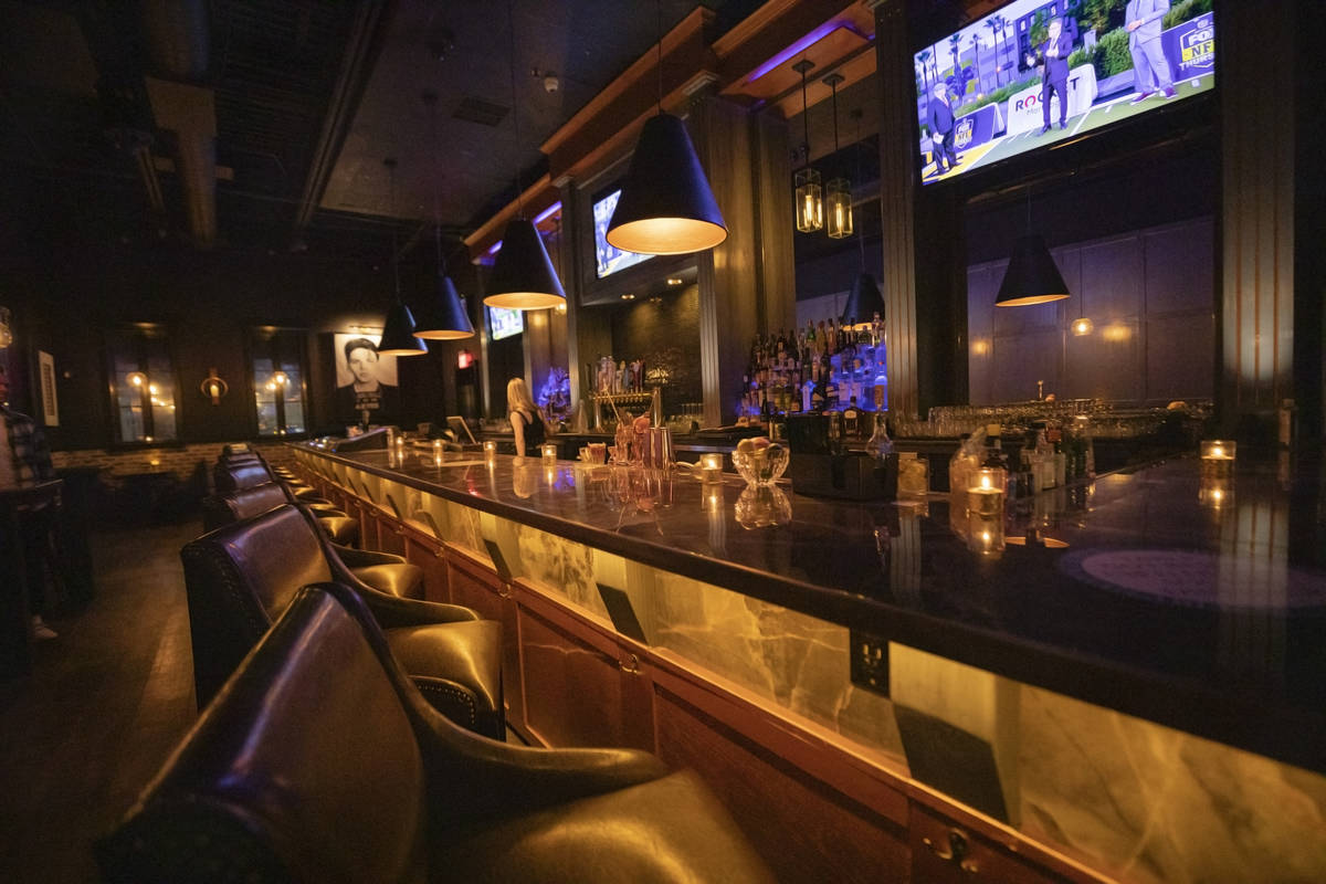 The newly renovated concept bar The Bank at Gambit is seen in Henderson on Thursday, Nov. 5, 20 ...