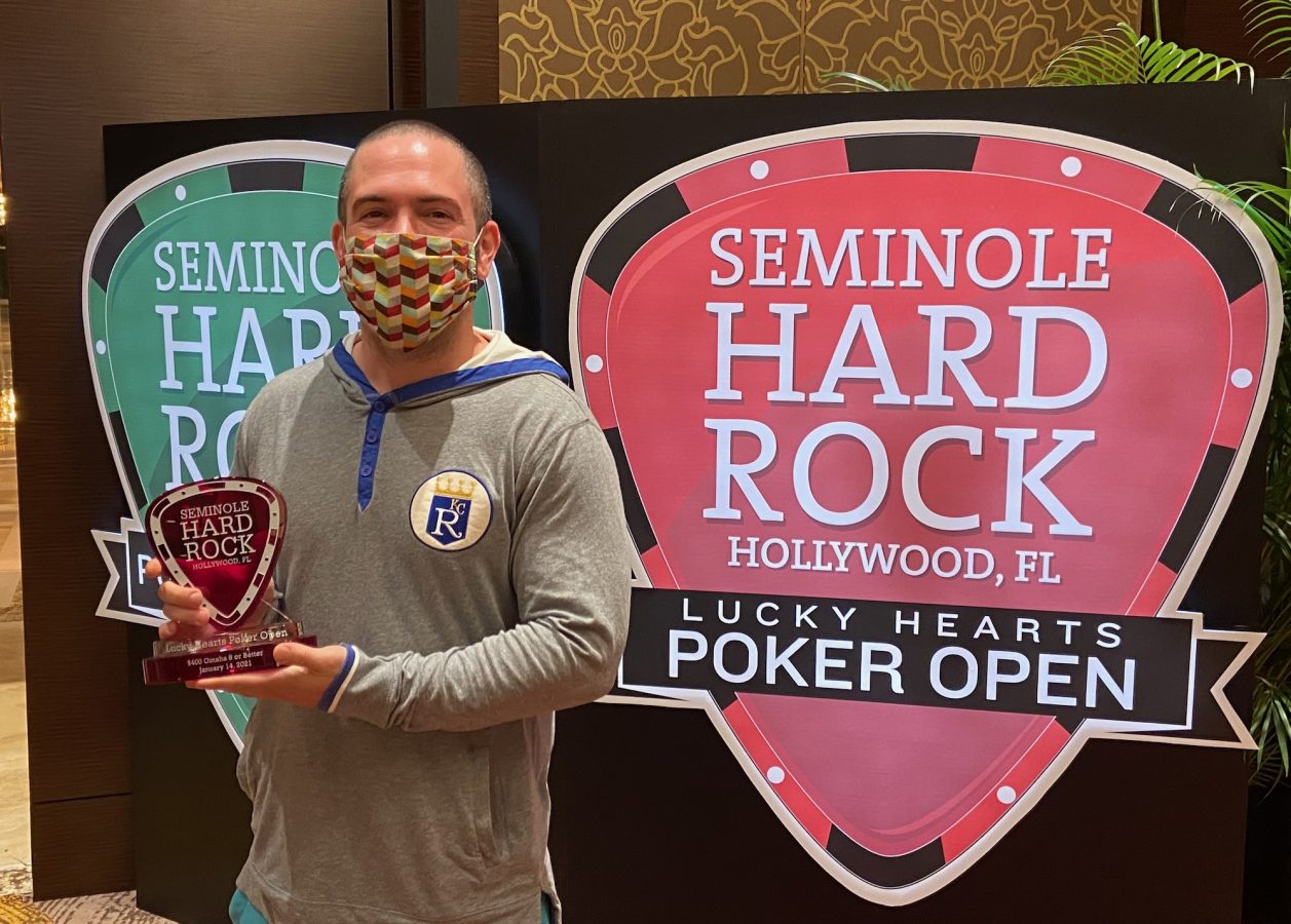 Bronshtein & Rodriguez Di Antara Pemenang Terbuka Awal 2021 Lucky Hearts Poker