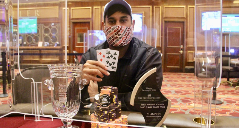 Ankush Mandavia Menangkan 2021 Card Player Poker Tour Venetian $ 2.500 Acara Utama Buy-In