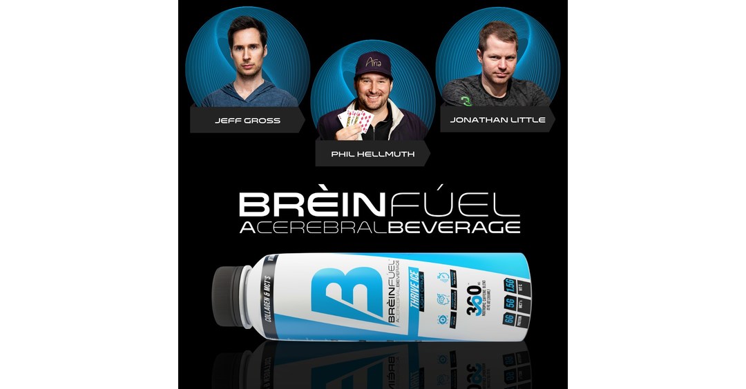 Minuman Otak Baru BRÈINFÚEL Bermitra dengan Pemain Elite Pro Poker Phil Hellmuth, Jonathan Little, dan Jeff Gross