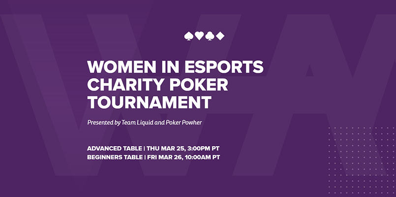 Poker Powher to Host Charity Tournament Featuring Leading Women in Esports  