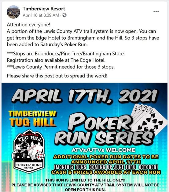 ATV poker run menyoroti lubang di undang-undang izin acara Lewis County | Seni dan Hiburan