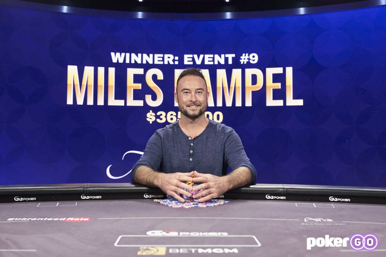 Saat Berlibur di Vegas, Miles Rampel Masuk Secara Acak, Menangkan Poker Masters $25K PLO